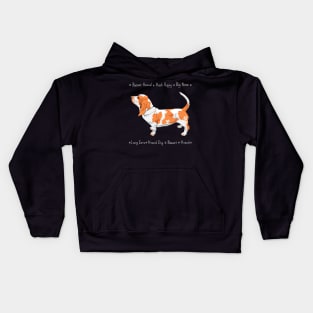 dog Basset Hound Kids Hoodie